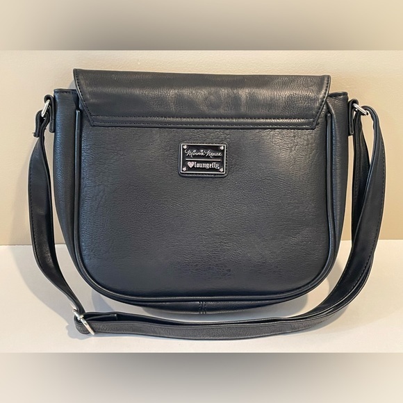 Disney LoungeFly Box Lunch‎ Minnie Mouse Purse Crossbody Messenger Bag RARE - Picture 9 of 12